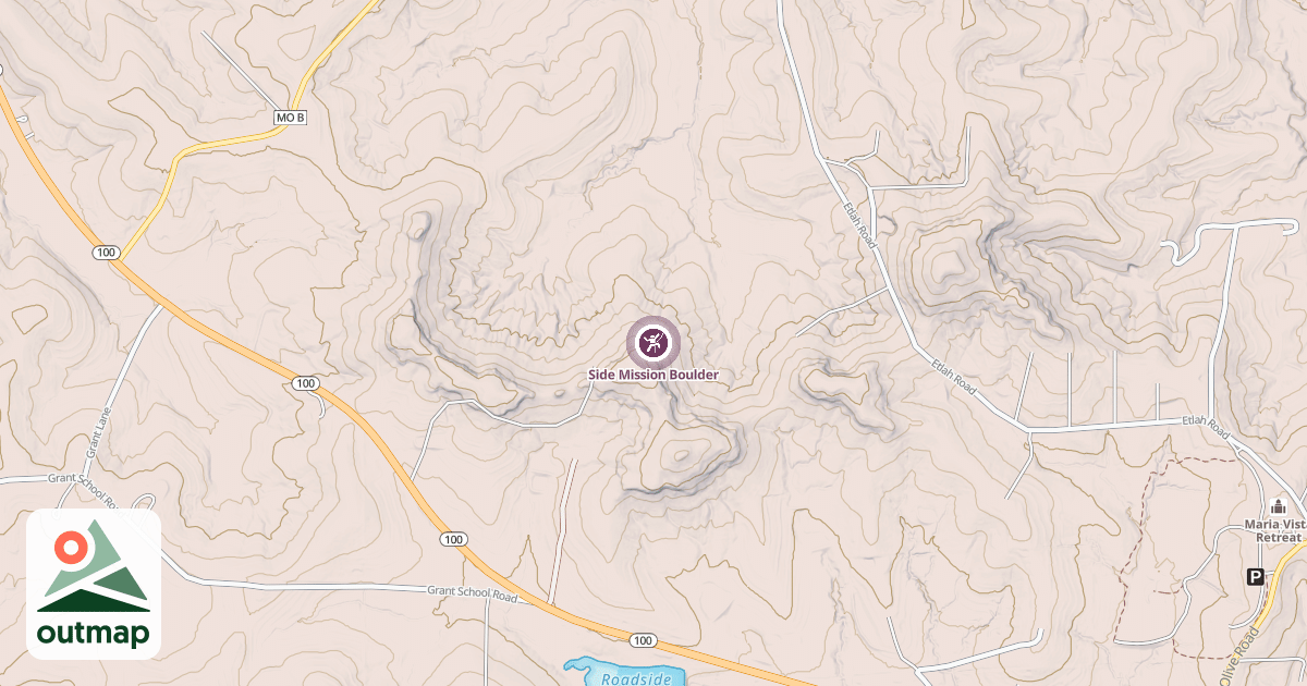 Map of Side Mission Boulder