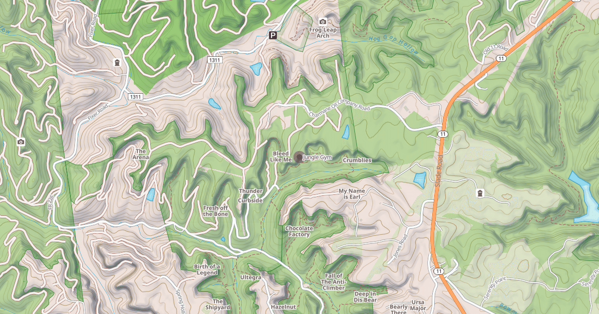 Map preview of Jungle Gym