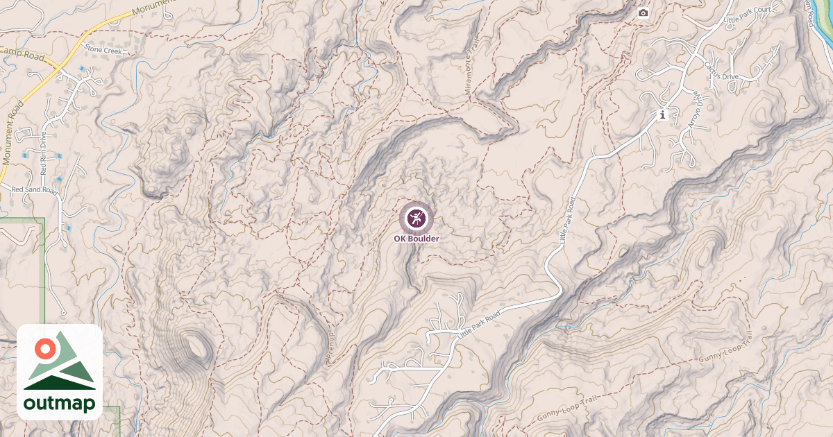 Map of OK Boulder
