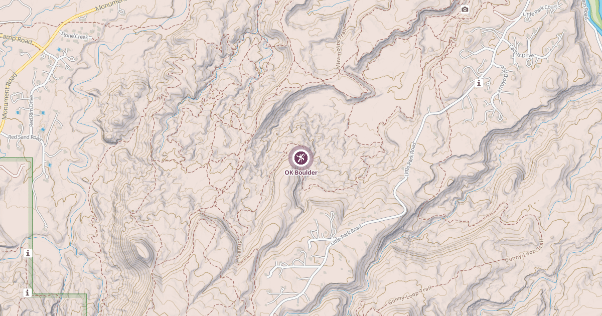 Map preview of OK Boulder