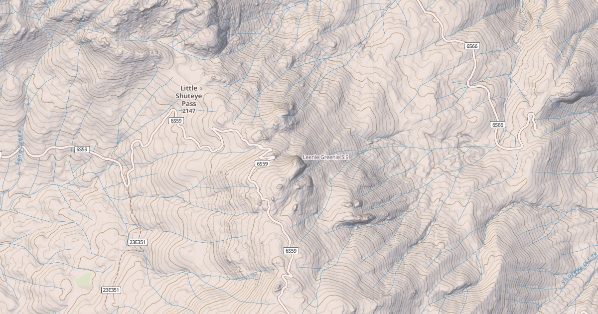 Map preview of Leenie Greenie