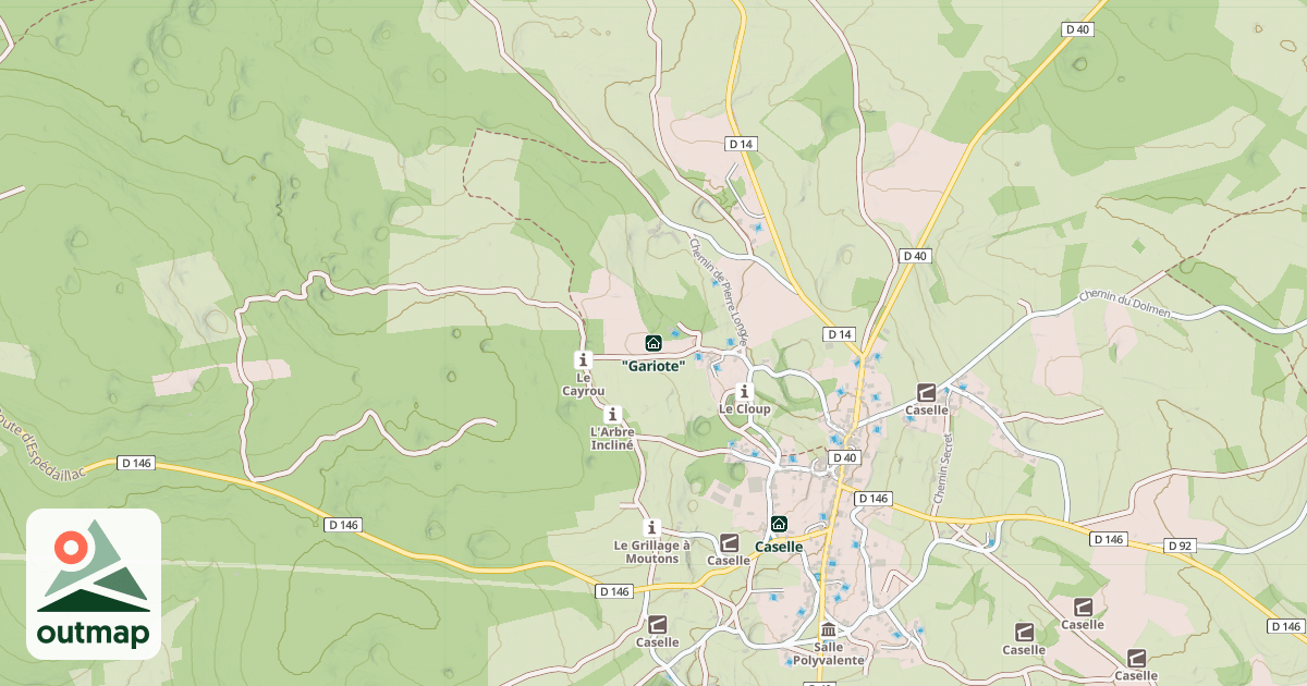 Map of "Gariote"