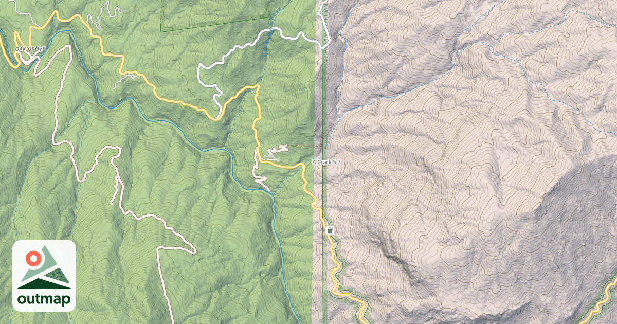Map of A Crack