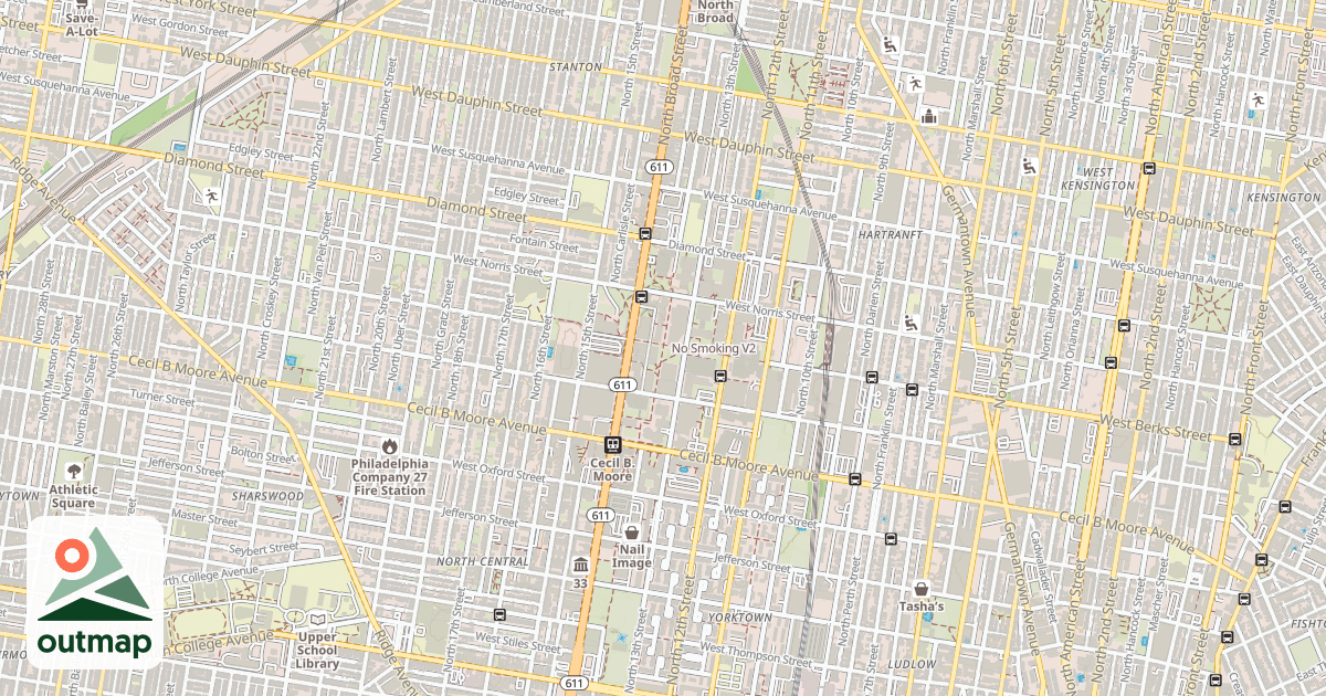 Map of No Smoking