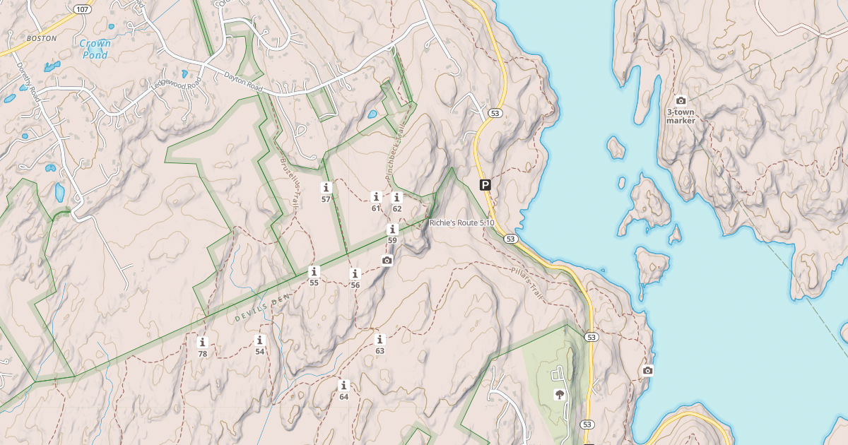 Map preview of Richie's Route