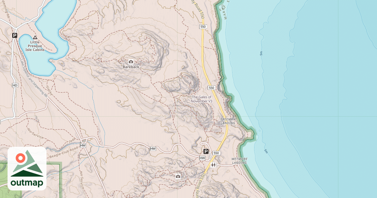 Map of The Gales of November