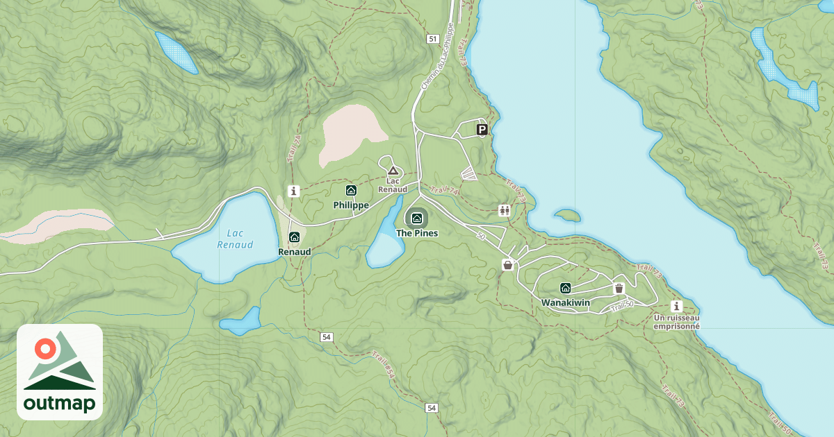 Map of The Pines