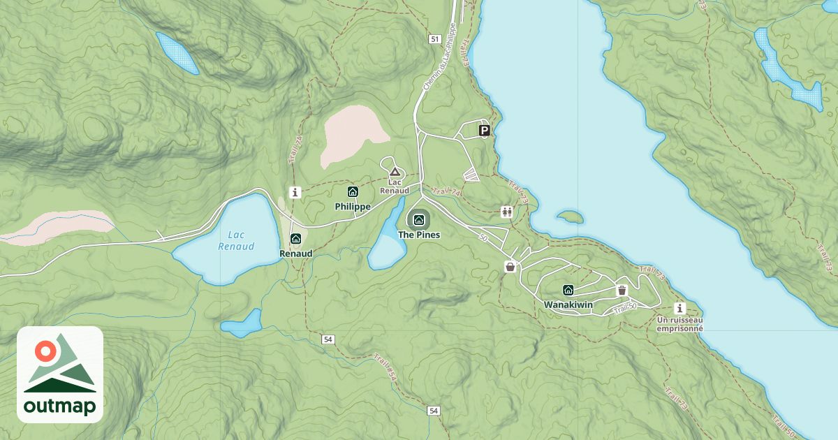 Map of The Pines
