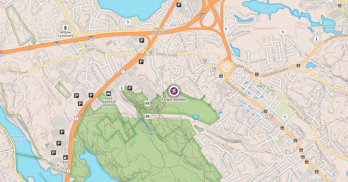 Map preview of Target Boulder