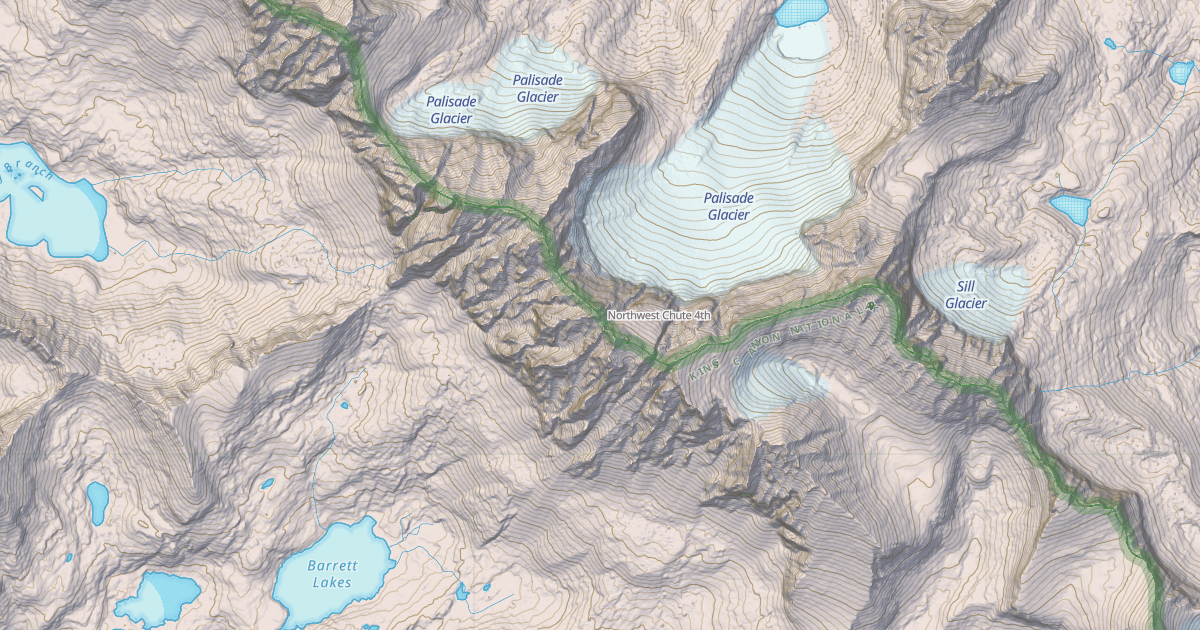 Map preview of Northwest Chute