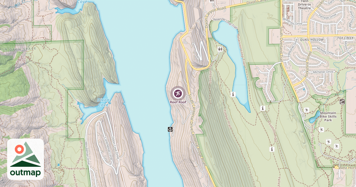 Map of Reef Roof