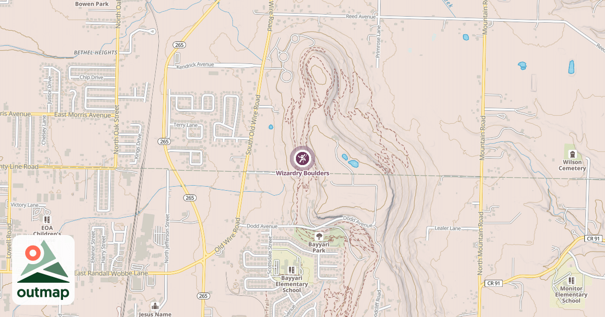 Map of Wizardry Boulders