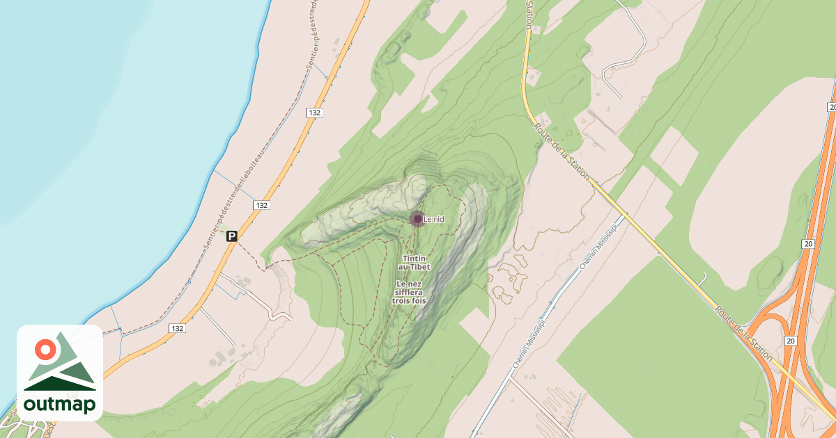 Map of Le nid