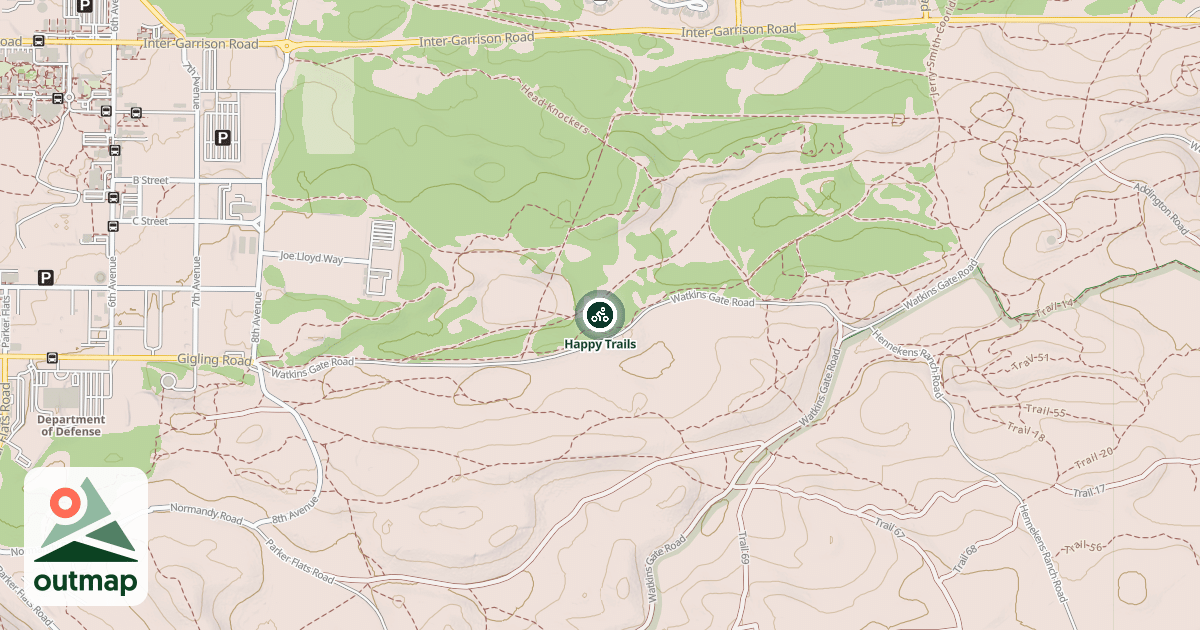 Map of Happy Trails