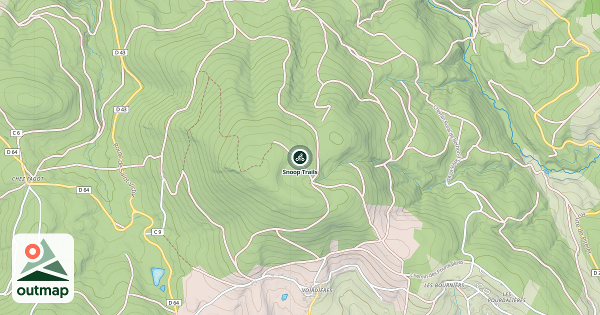 Map of Snoop Trails