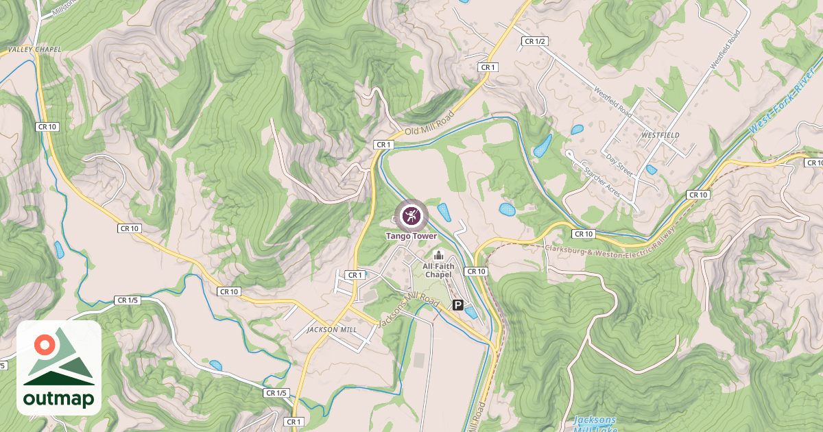 Map of Tango Tower in Lewis