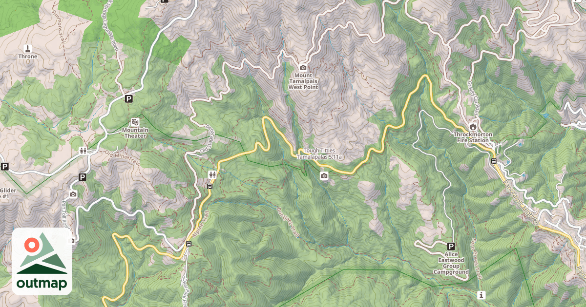 Map of Tough Titties Tamalapalas