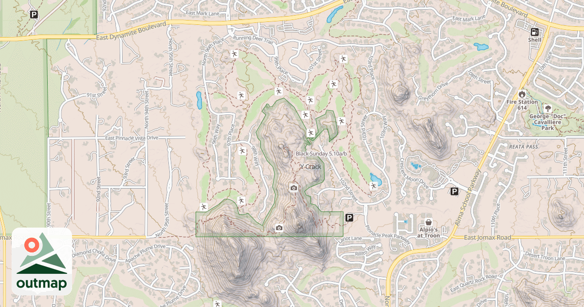 Map of Black Sunday