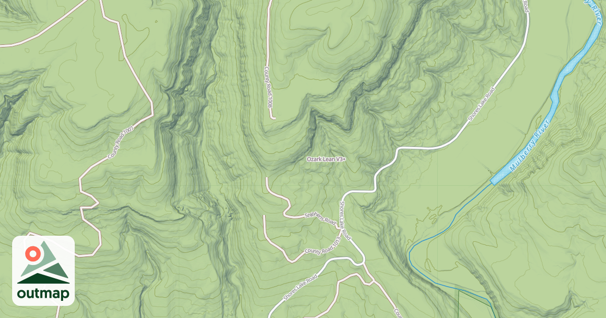 Map of Ozark Lean