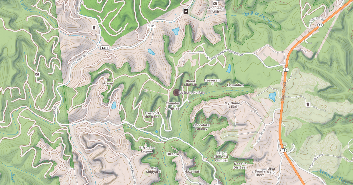 Map preview of No Brain, No Pain