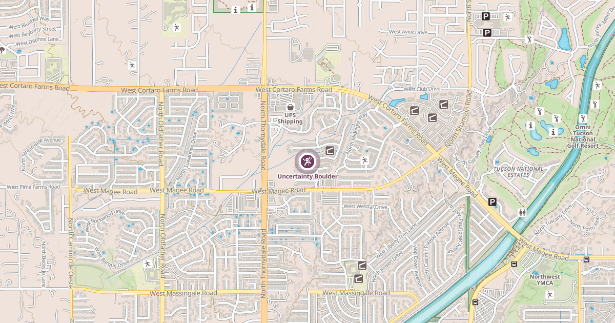 Map preview of Uncertainty Boulder