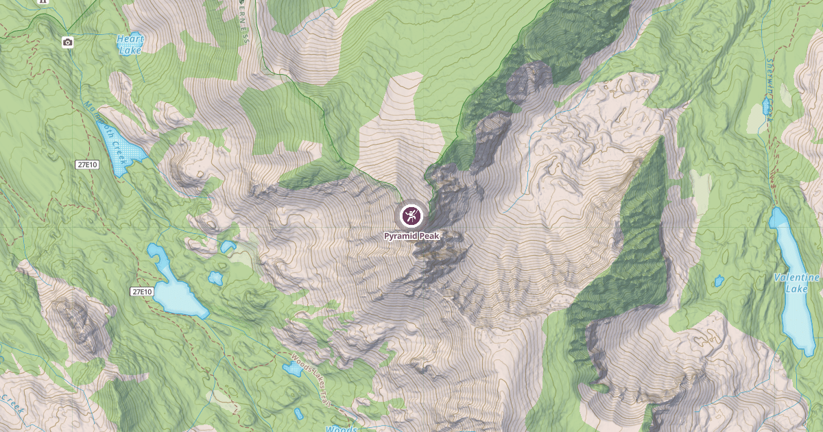 Map preview of Pyramid Peak