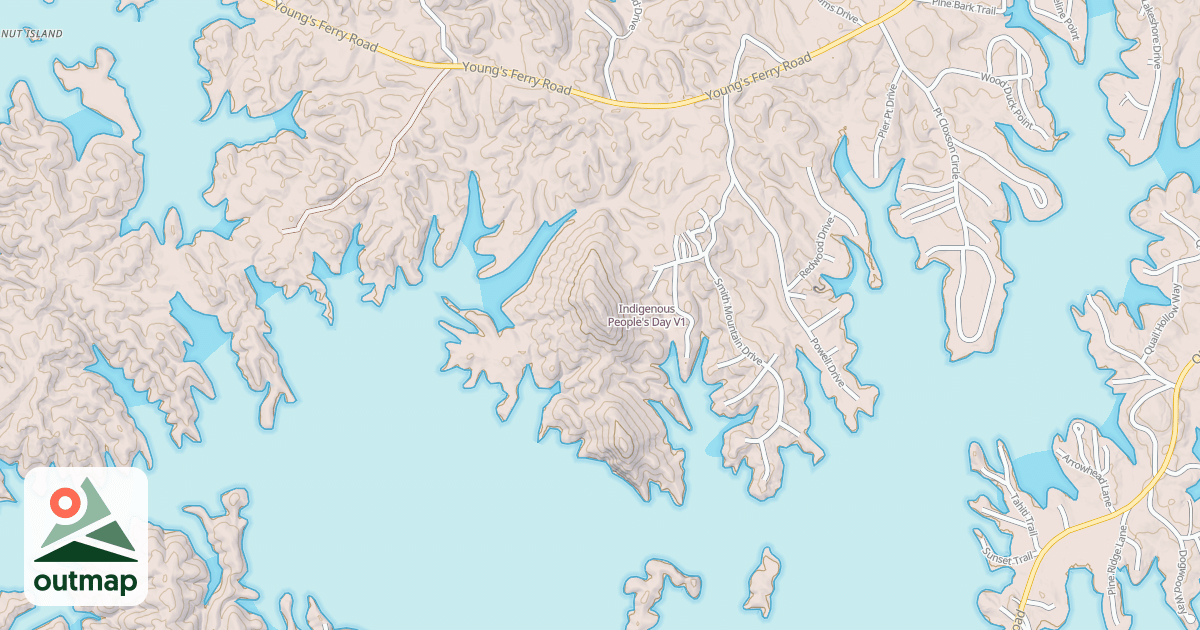 Map of Indigenous People's Day