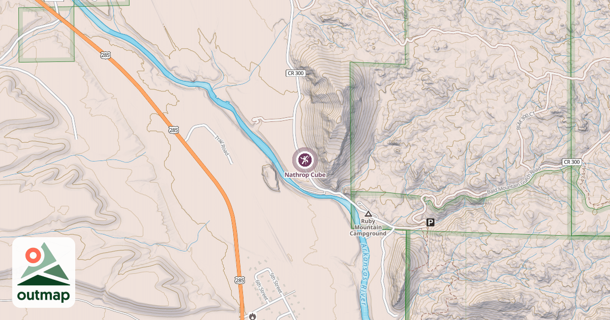 Map of Nathrop Cube