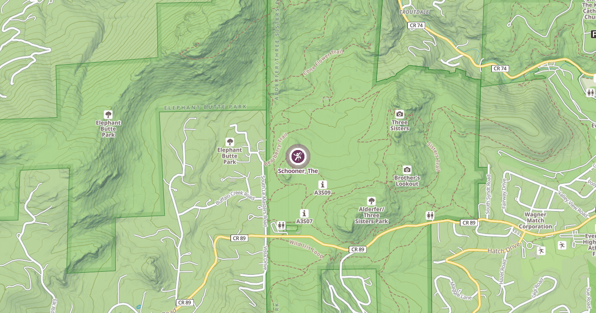 Map preview of Schooner, The
