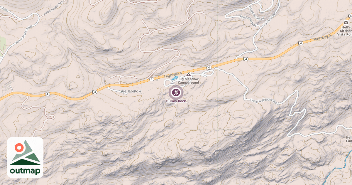 Map of Bunny Rock