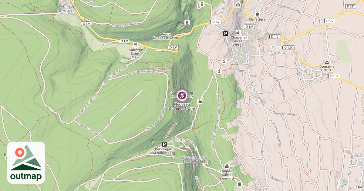 Map of Nouveau Gueberschwihr
