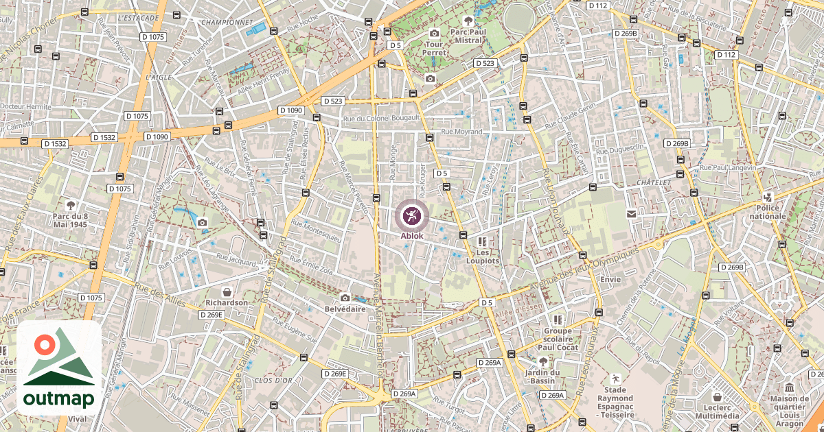 Map of Ablok