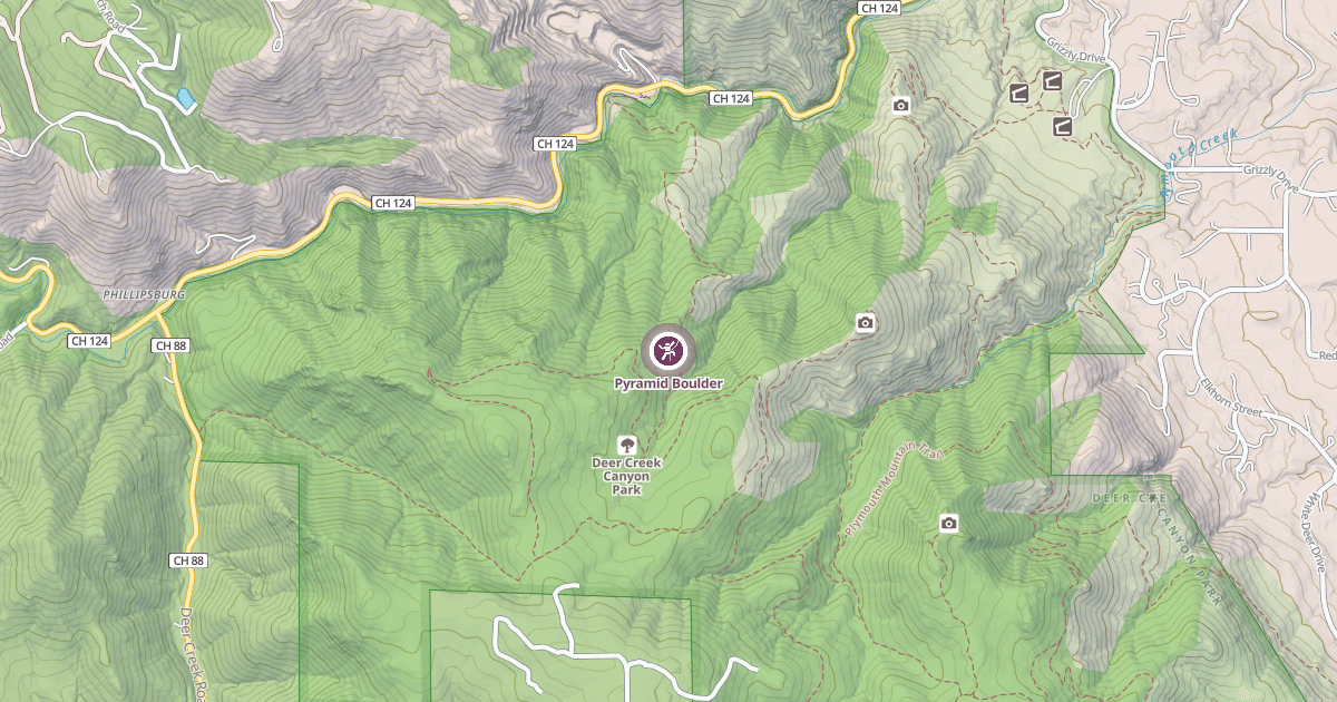 Map preview of Pyramid Boulder