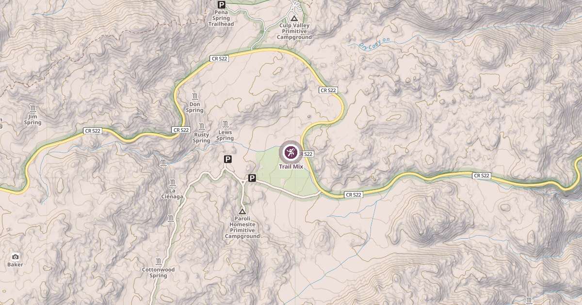 Map preview of Trail Mix