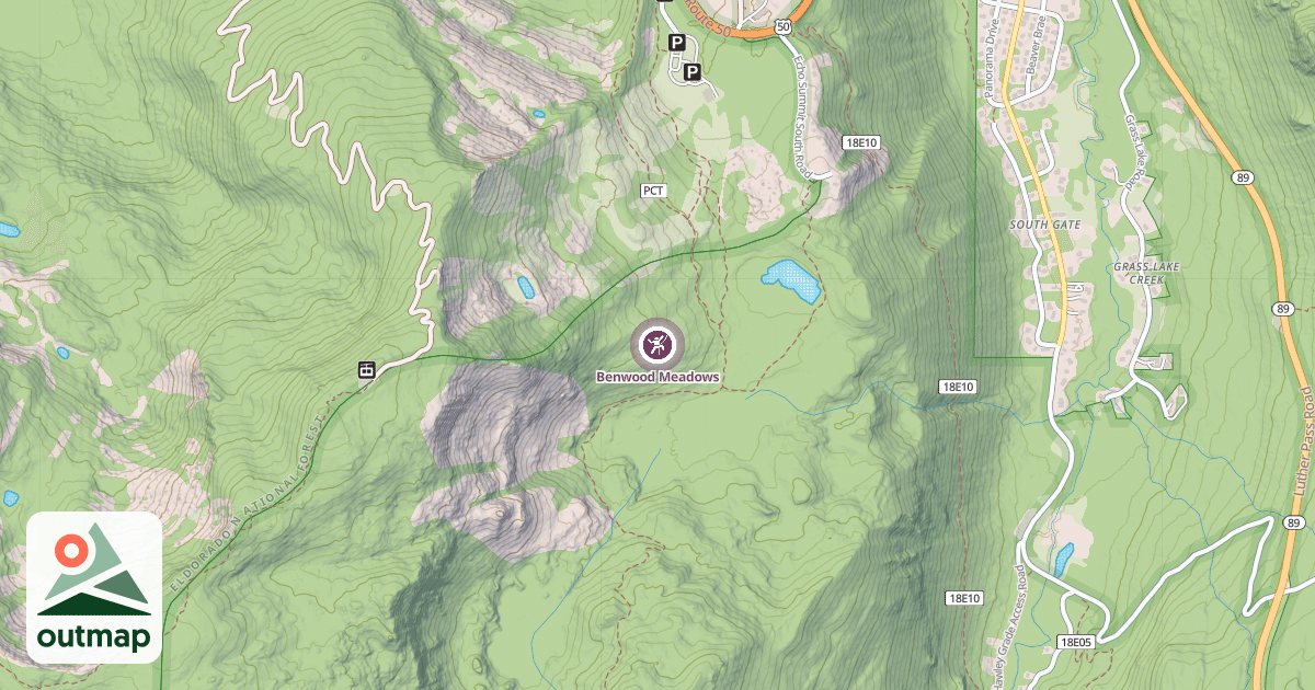 Map of Benwood Meadows