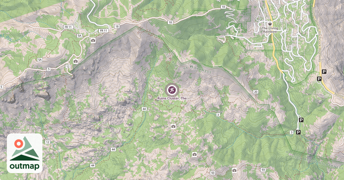 Map of Ruins Cluster, The