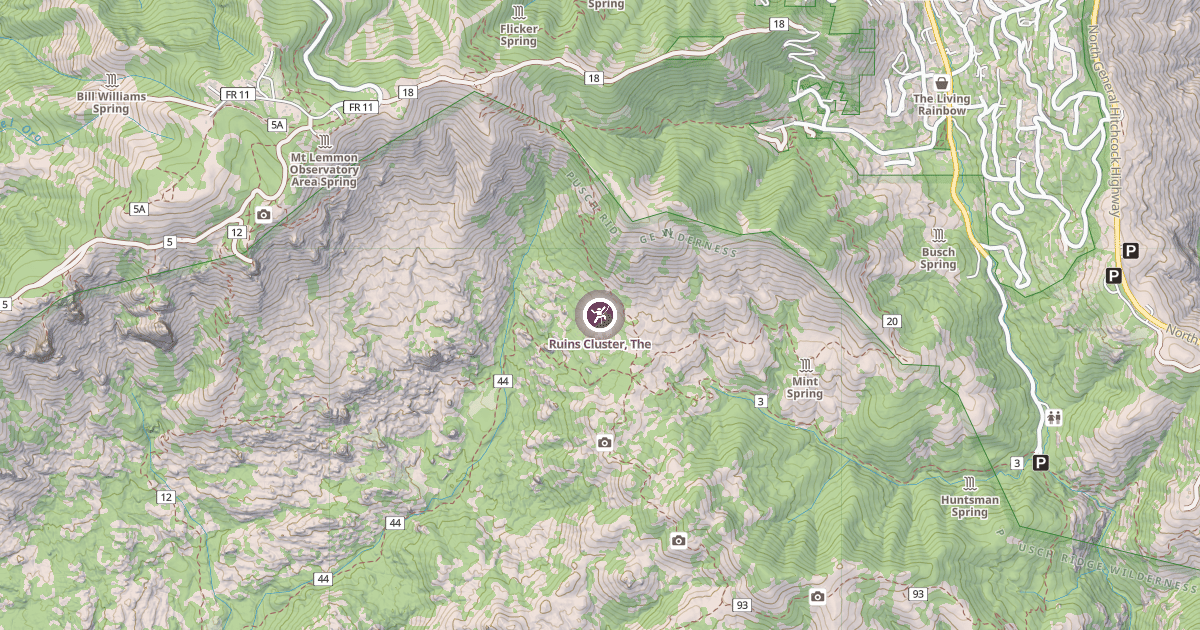 Map preview of Ruins Cluster, The