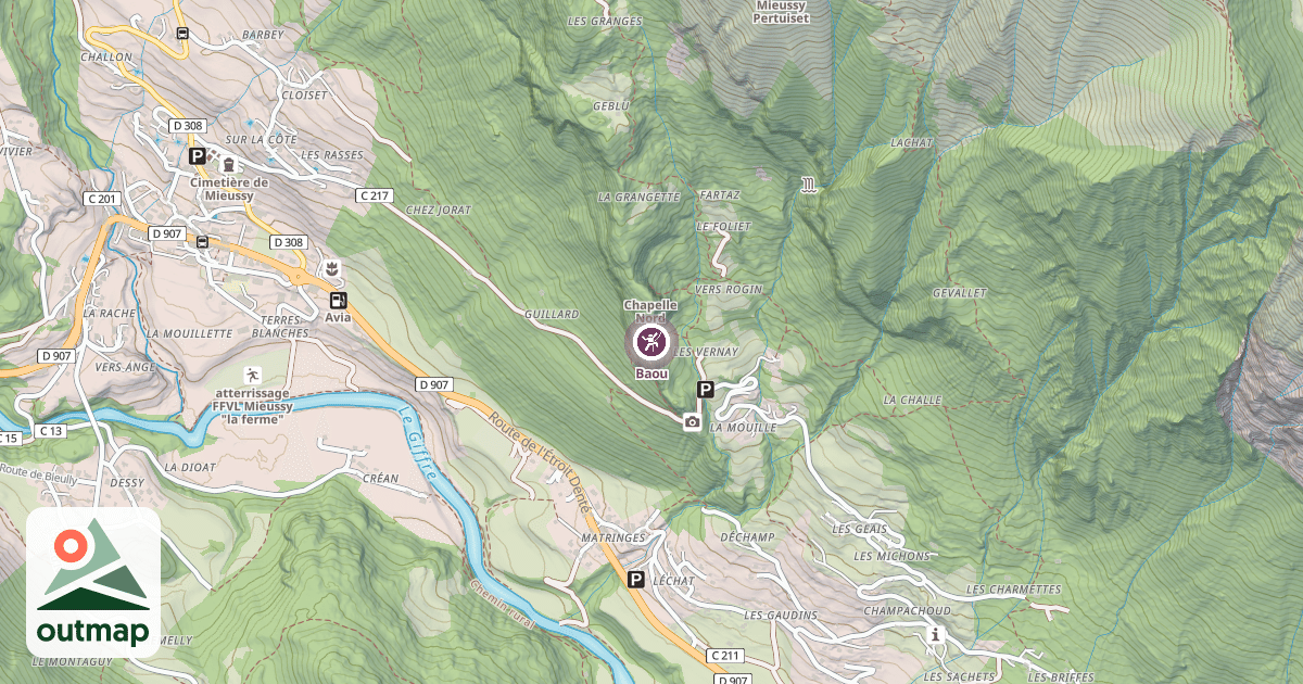 Map of Baou