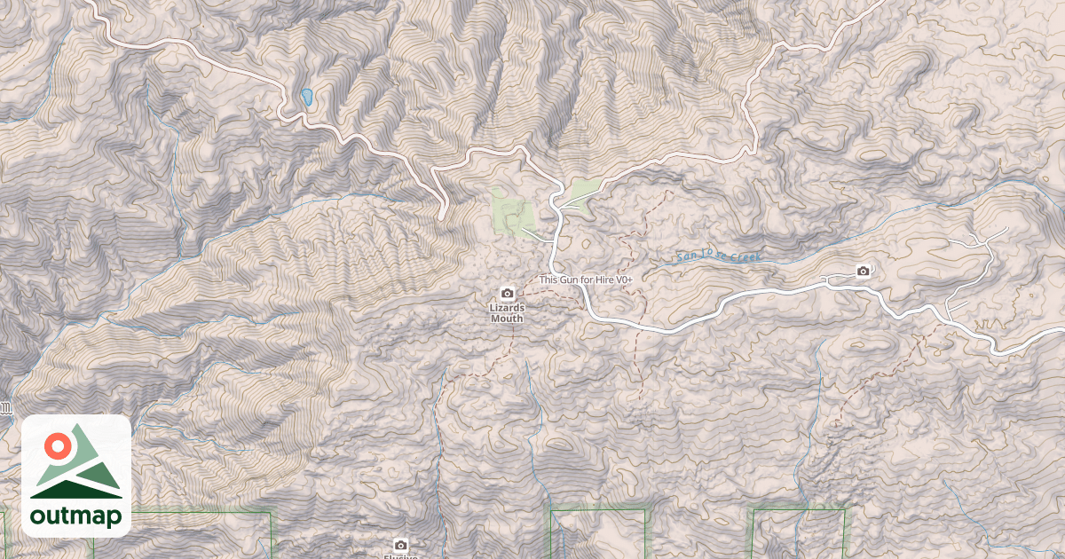 Map of This Gun for Hire
