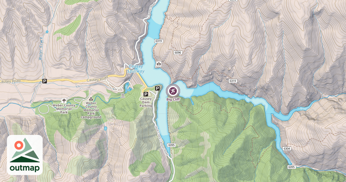 Map of Big Cliff
