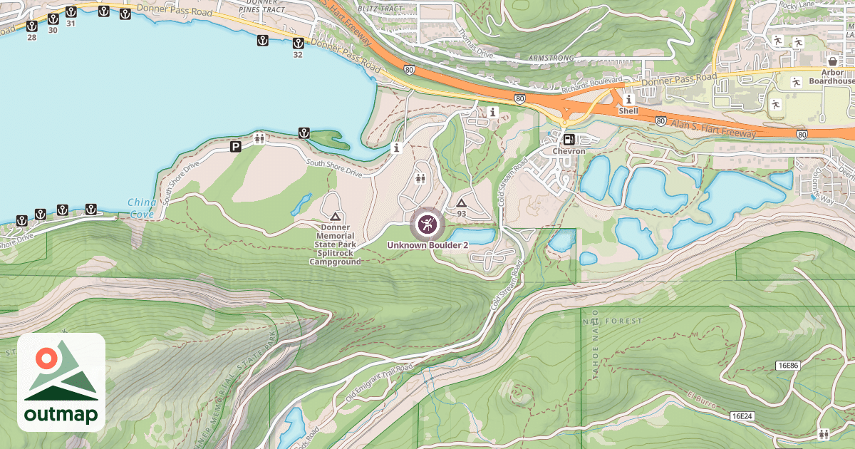 Map of Unknown Boulder 2