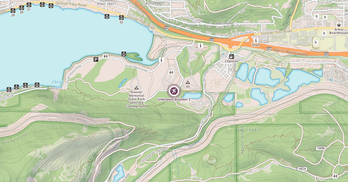 Map preview of Unknown Boulder 2