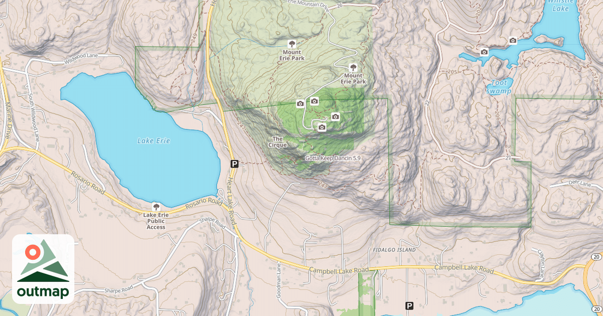 Map of Gotta Keep Dancin