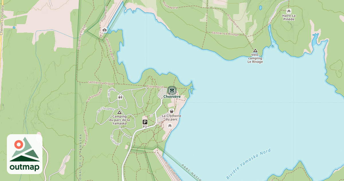 Map of Choinière