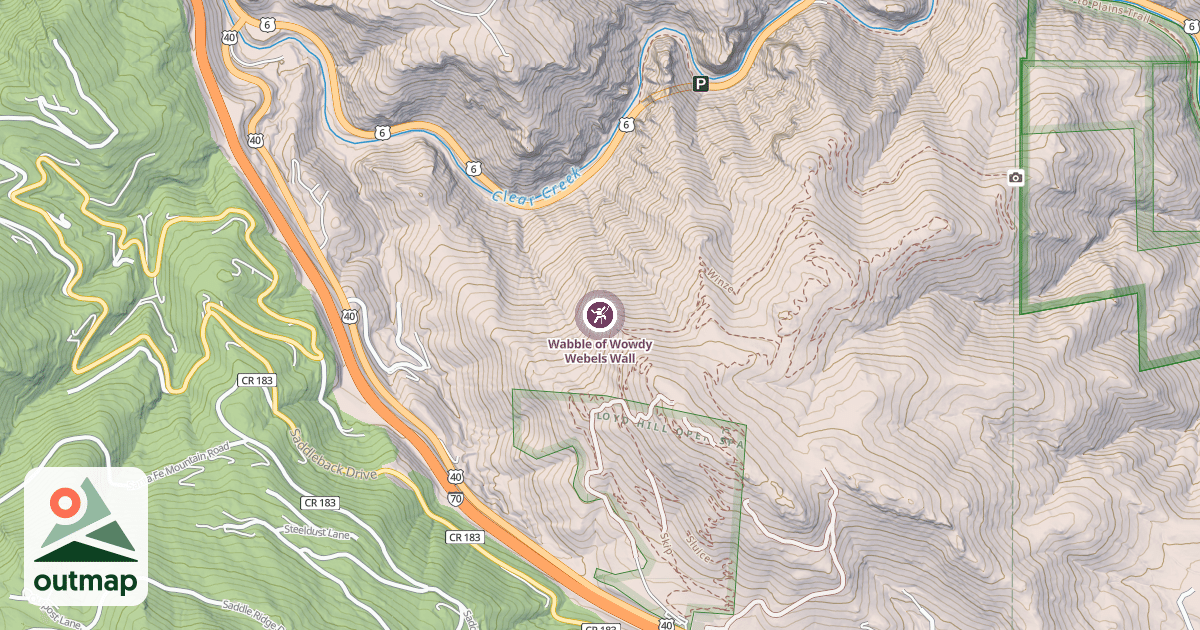 Map of Wabble of Wowdy Webels Wall