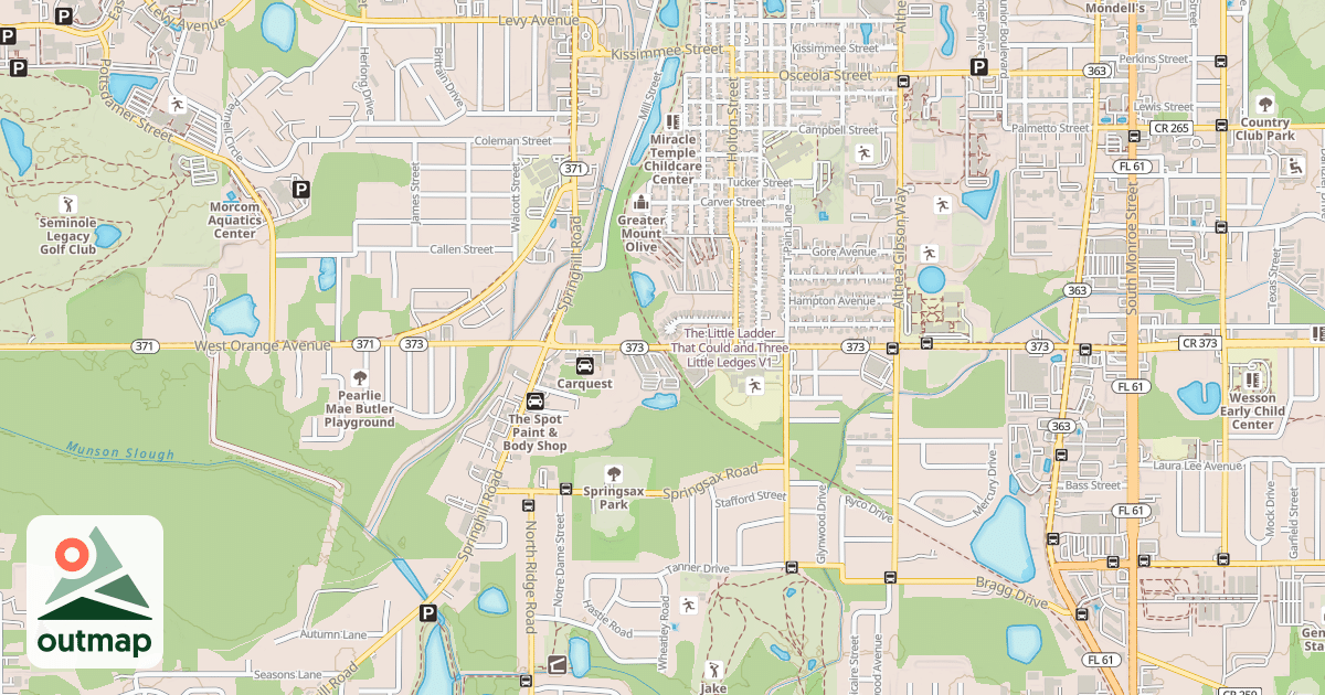 Map of The Little Ladder That Could and Three Little Ledges