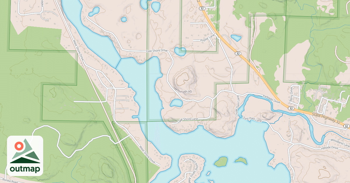 Map of Thrush