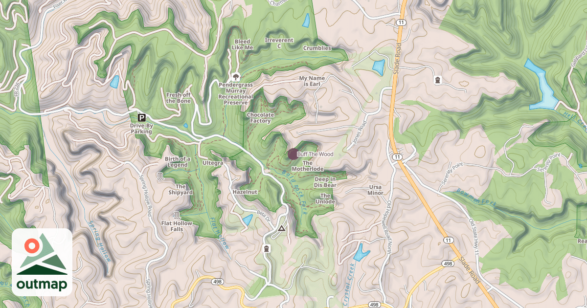 Map of Buff The Wood