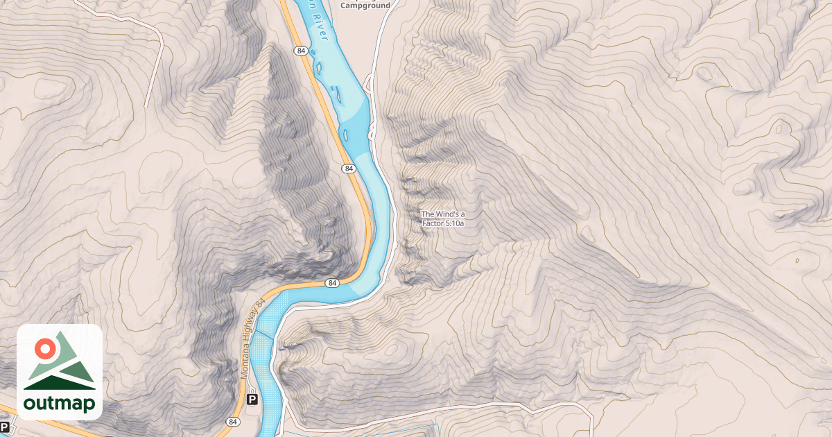 Map of The Wind's a Factor