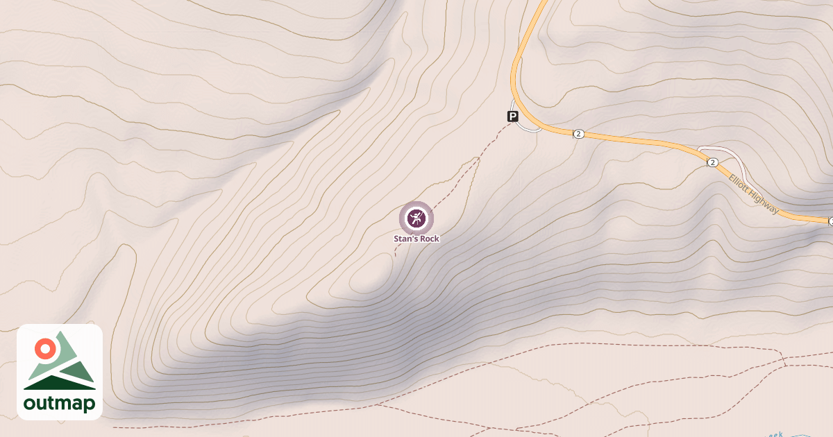 Map of Stan's Rock